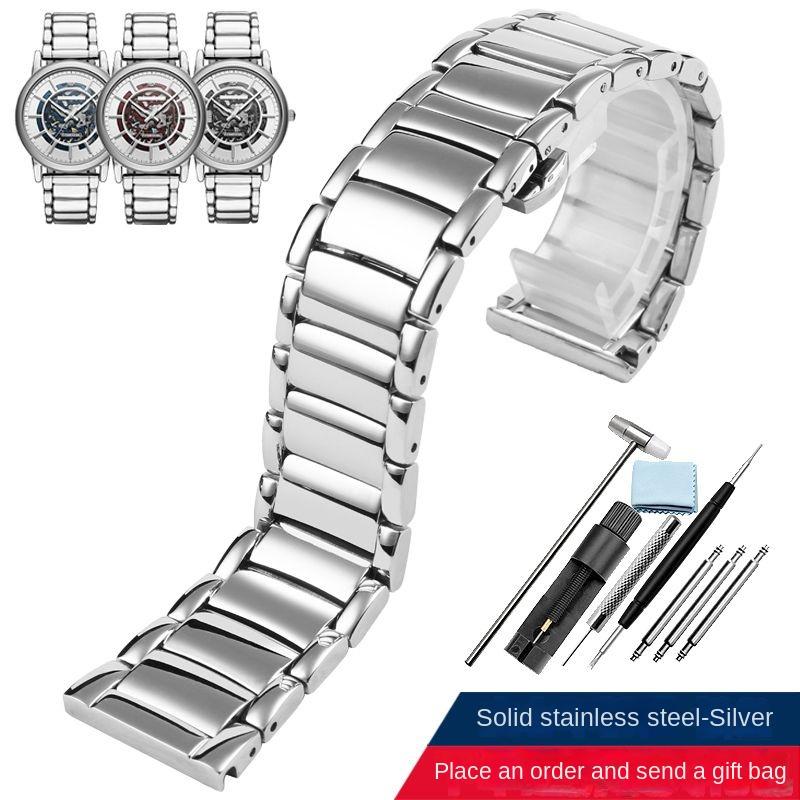 High Quality Stainless steel strap for Armani solid precision steel watchband AR60006 AR1980 AR1981 series 22mm men Watch Chain 22mm срібний
High Quality Stainless steel strap for Armani solid precision steel watchband AR60006 AR1980 AR1981 series 22mm men Watch Chain 22mm срібний