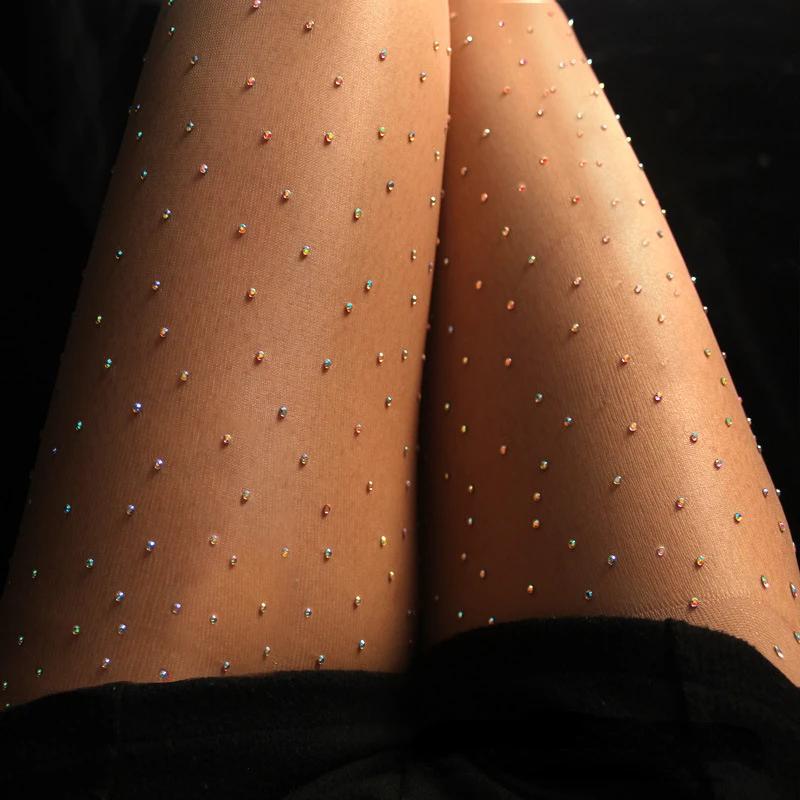 Kave 1 Pair Rhinestone Drilling Tights Women Stockings Sexy High Elasticity Hollow Out Transparent Thigh High Kneesocks Medium(70kg)
Kave 1 Pair Rhinestone Drilling Tights Women Stockings Sexy High Elasticity Hollow Out Transparent Thigh High Kneesocks Medium(70kg)