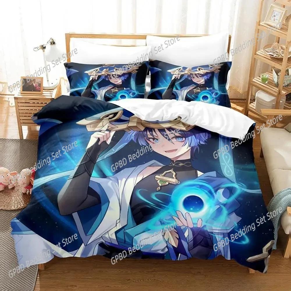 Comforter Anime Game Genshin Impact Scaramouche Bedding Set Bedroom Soft Modern S Comefortable Comforter (quilt)-EU Single(135*200cm)3pcs
Comforter Anime Game Genshin Impact Scaramouche Bedding Set Bedroom Soft Modern S Comefortable Comforter (quilt)-EU Single(135*200cm)3pcs