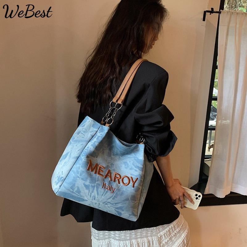 Niche Design Denim Bag Female New Hundreds of Large-capacity Commuter Shoulder Tote Bag чёрный
Niche Design Denim Bag Female New Hundreds of Large-capacity Commuter Shoulder Tote Bag чёрный