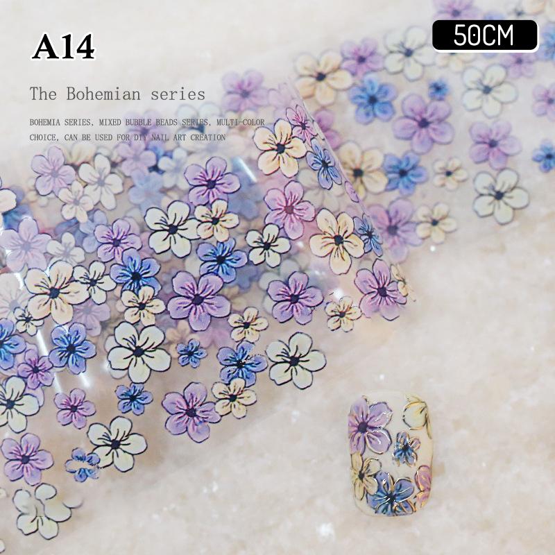 4*50Cm Flower Rose Print Pattern Nail Foils For Transfer Paper Nails Wraps Sliders Nail Art Stickers Manicure Decals A14
4*50Cm Flower Rose Print Pattern Nail Foils For Transfer Paper Nails Wraps Sliders Nail Art Stickers Manicure Decals A14