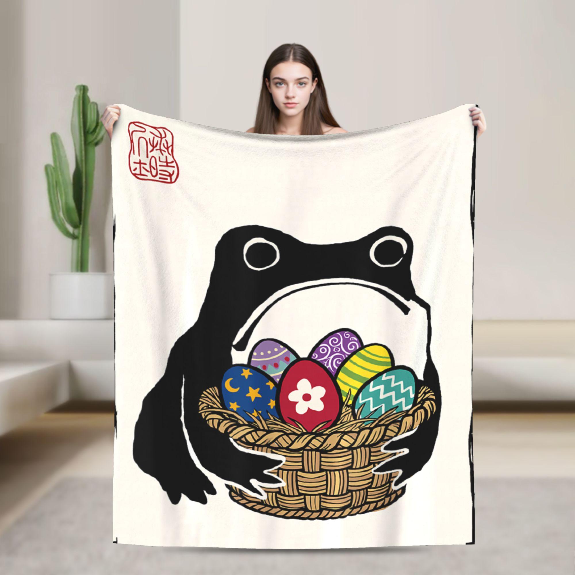 Grumpy Frog Japanese Sumie Easter Eggs Easter Soft Warm Blanket Boy Girl Plush Throw Blanket Bedroom Flannel Bed Cover 75x100cm (30x40inch)
Grumpy Frog Japanese Sumie Easter Eggs Easter Soft Warm Blanket Boy Girl Plush Throw Blanket Bedroom Flannel Bed Cover 75x100cm (30x40inch)
