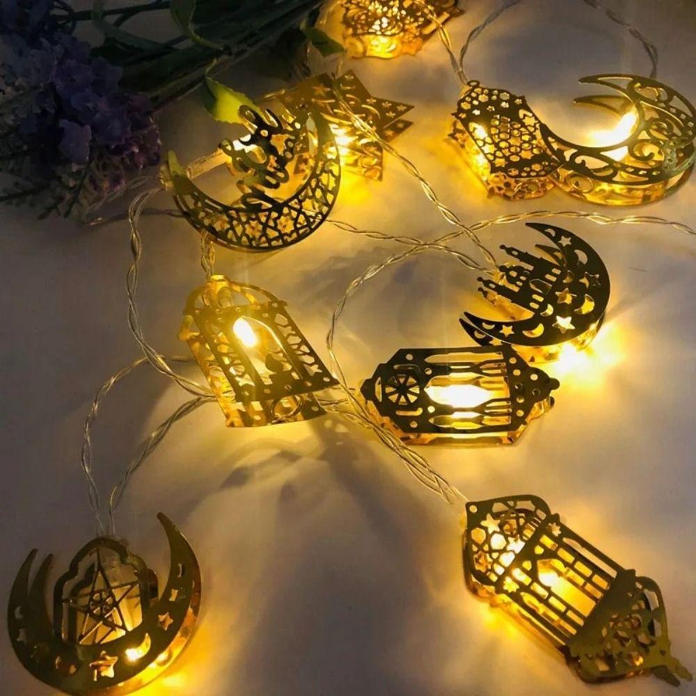 Creative Eid Mubarak Led Lights String 10LED Garland Lights Lamp Islam Muslim Event H-Battery
Creative Eid Mubarak Led Lights String 10LED Garland Lights Lamp Islam Muslim Event H-Battery