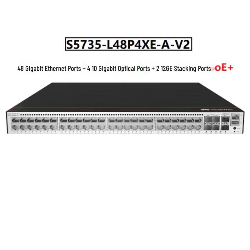 Huawei S5735-L48P4XE-A-V2 48-Port PoE+ Gigabit Ethernet Switch
Huawei S5735-L48P4XE-A-V2 48-Port PoE+ Gigabit Ethernet Switch