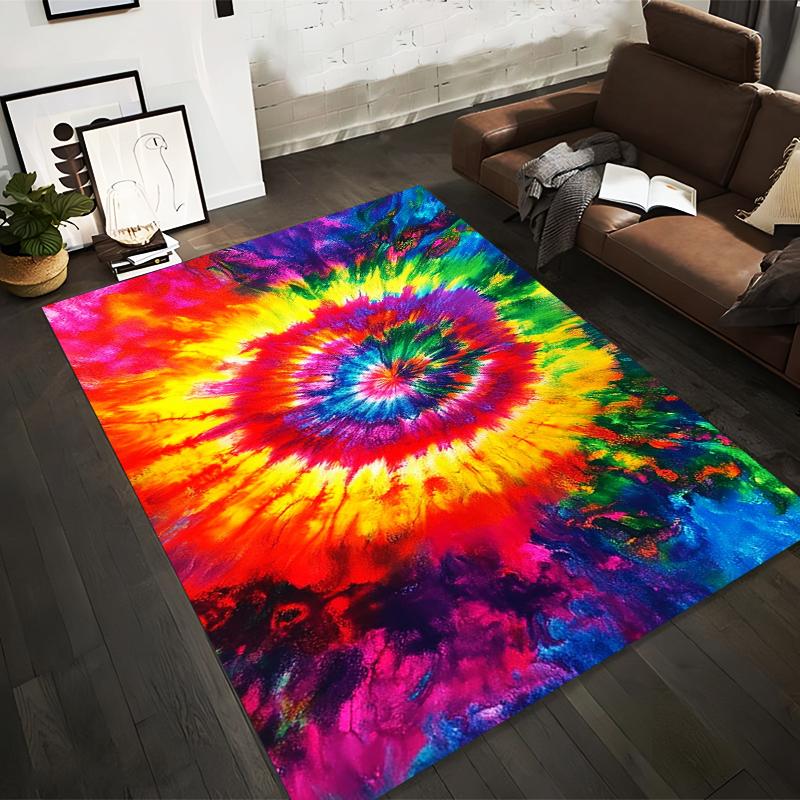 Colorful Tie-Dye Spiral Pattern Carpet, Vibrant Rainbow Living Room Rug Suitable for use as an anti-slip for living room bedroom sofas 40x60cm( 15x23in )
Colorful Tie-Dye Spiral Pattern Carpet, Vibrant Rainbow Living Room Rug Suitable for use as an anti-slip for living room bedroom sofas 40x60cm( 15x23in )