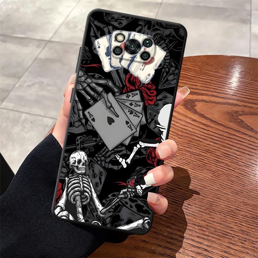 Gothic Skeleton Funda Phone Cover Case for Xiaomi Poco F8 F1 C71 C50 X3 X4 X5 X7 Pro M5 F3 C75 M3 M4 M7 C61 Poco X3 Pro
Gothic Skeleton Funda Phone Cover Case for Xiaomi Poco F8 F1 C71 C50 X3 X4 X5 X7 Pro M5 F3 C75 M3 M4 M7 C61 Poco X3 Pro