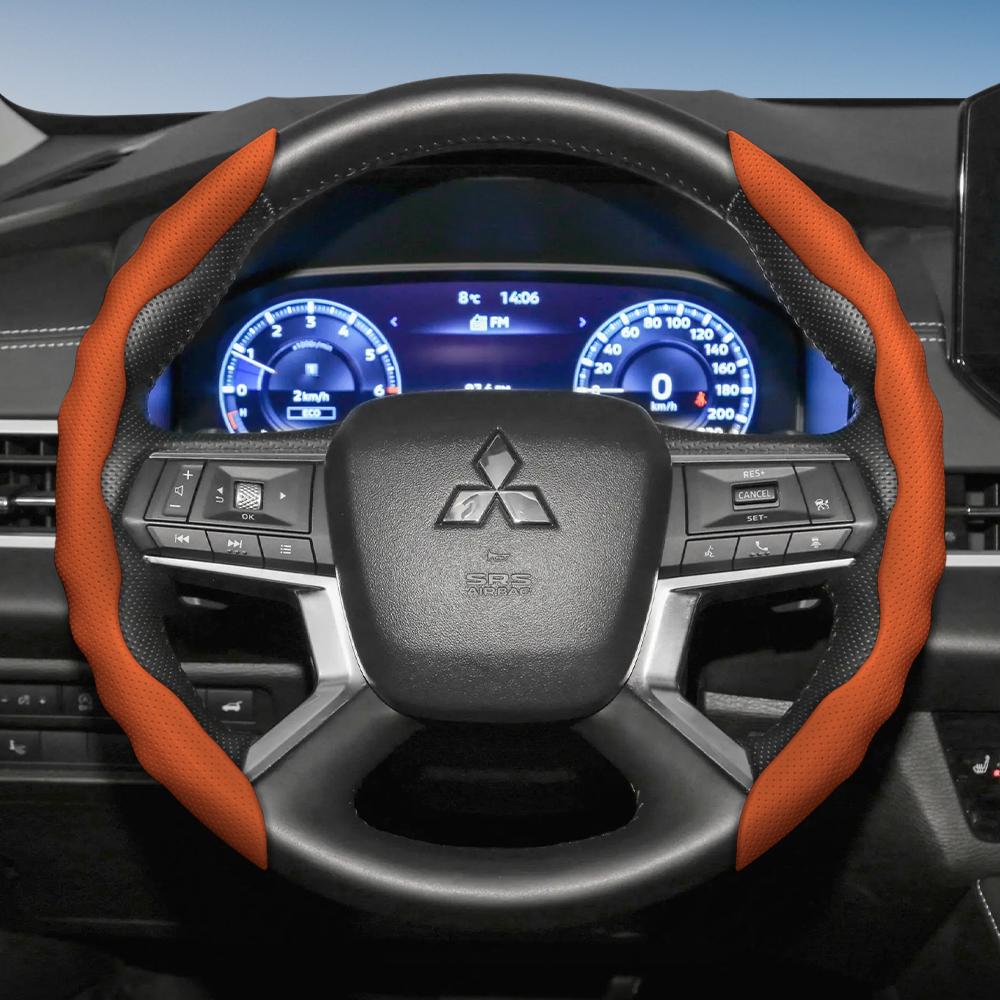 Suitable for Mitsubishi Steering Wheel Cover with Wavy Sports Design, Breathable Leather, Segmented, Non-Slip, Sweat-Absorbent, Suitabl
Suitable for Mitsubishi Steering Wheel Cover with Wavy Sports Design, Breathable Leather, Segmented, Non-Slip, Sweat-Absorbent, Suitabl