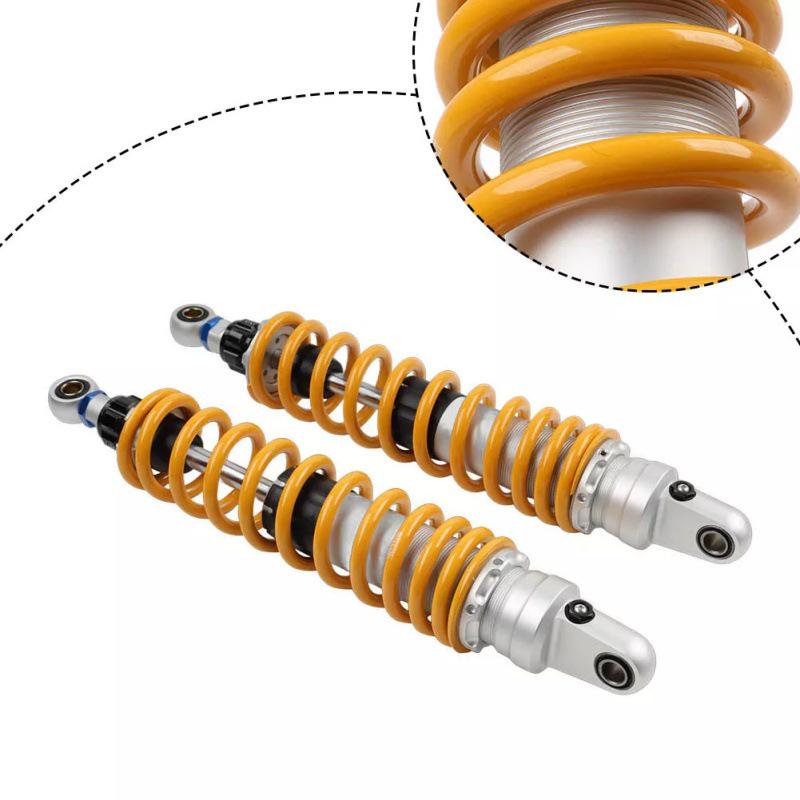 RFY400-8.5 Adjustable Extended Stroke Damping ATV Banshee Off-Road 4WD Kart 420MM Yellow Pair - Swingarm
RFY400-8.5 Adjustable Extended Stroke Damping ATV Banshee Off-Road 4WD Kart 420MM Yellow Pair - Swingarm