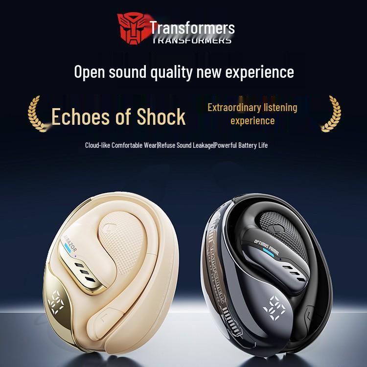 Transformers T15pro Open-Ear Bluetooth Earphones - High-Quality Sound, No Leakage, Comfortable Wear. жовтий
Transformers T15pro Open-Ear Bluetooth Earphones - High-Quality Sound, No Leakage, Comfortable Wear. жовтий