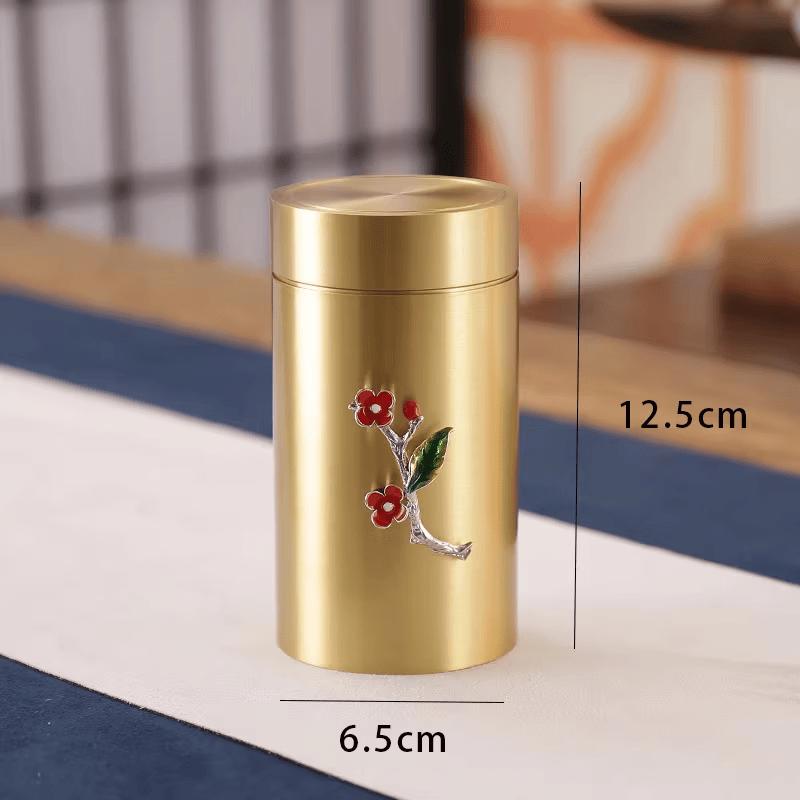 Su Liunian Zinc Alloy Sealed Tea Caddy
Su Liunian Zinc Alloy Sealed Tea Caddy