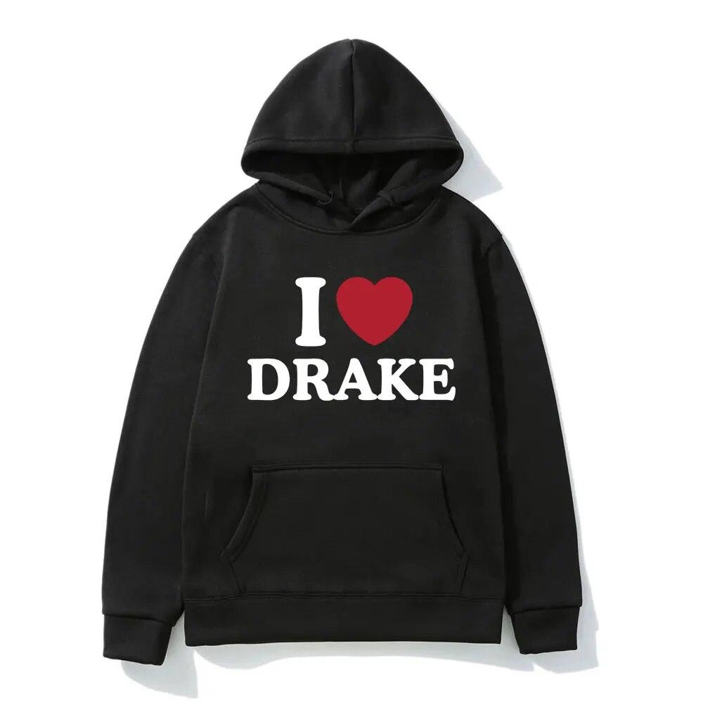 Толстовка I Love Drake, новинка 2023 года, толстовка с капюшоном для унисекс, женская осенне-зимняя пуловер с длинными рукавами в стиле хип-хоп, уличная одежда большого размера
Толстовка I Love Drake, новинка 2023 года, толстовка с капюшоном для унисекс, женская осенне-зимняя пуловер с длинными рукавами в стиле хип-хоп, уличная одежда большого размера