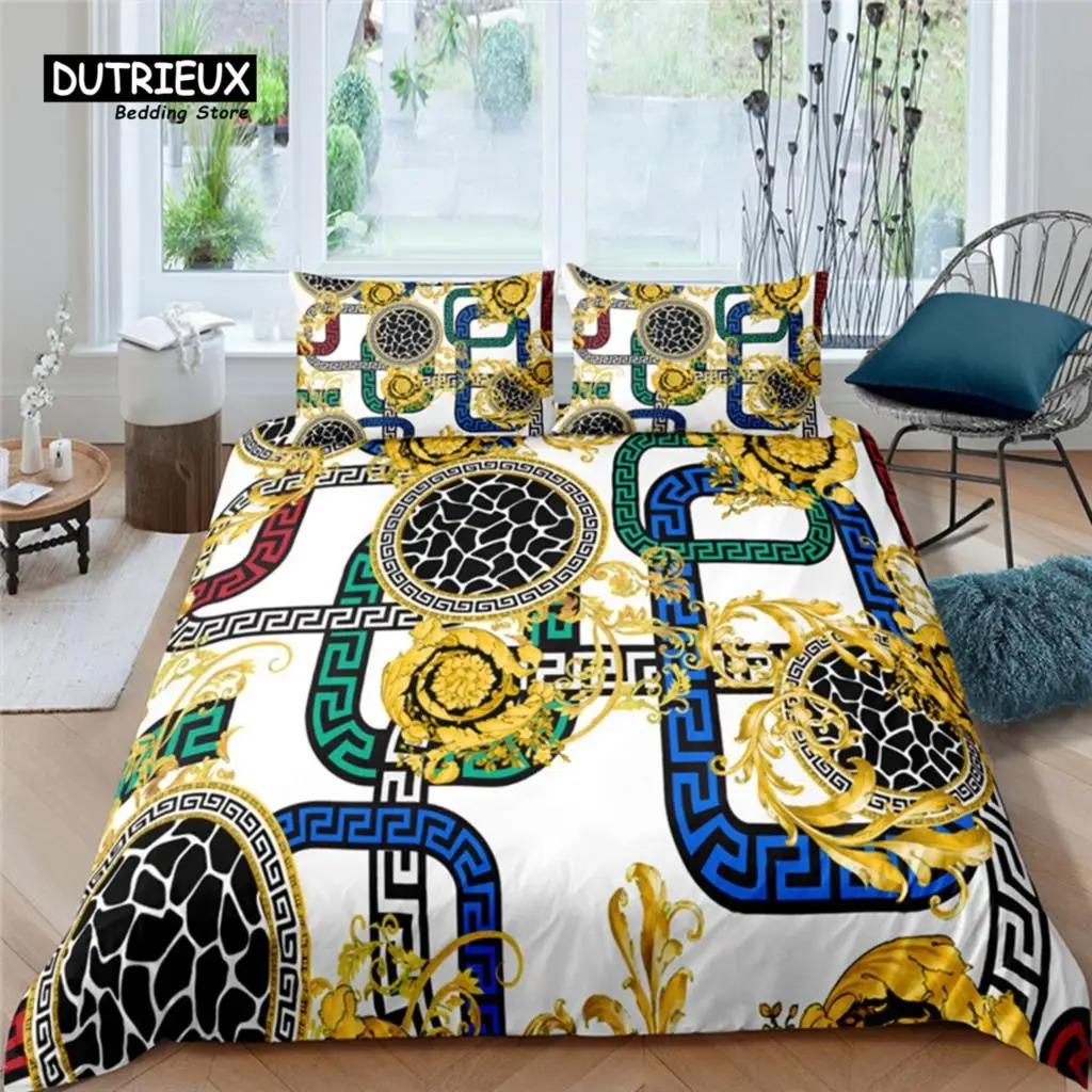 Home Living Luxury 3D Baroque Bedding Set Comfortable Duvet Cover Set Kids Bedding Set Queen and King EUUSAUUK Size EU Single 135x200cm
Home Living Luxury 3D Baroque Bedding Set Comfortable Duvet Cover Set Kids Bedding Set Queen and King EUUSAUUK Size EU Single 135x200cm