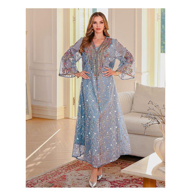 2025 Новинка Индонезия Лето Ближний Восток Большой размер Вышитая сетка Фея Дубайское платье Туристическое платье Платье Blue 2XL
2025 Новинка Индонезия Лето Ближний Восток Большой размер Вышитая сетка Фея Дубайское платье Туристическое платье Платье Blue 2XL