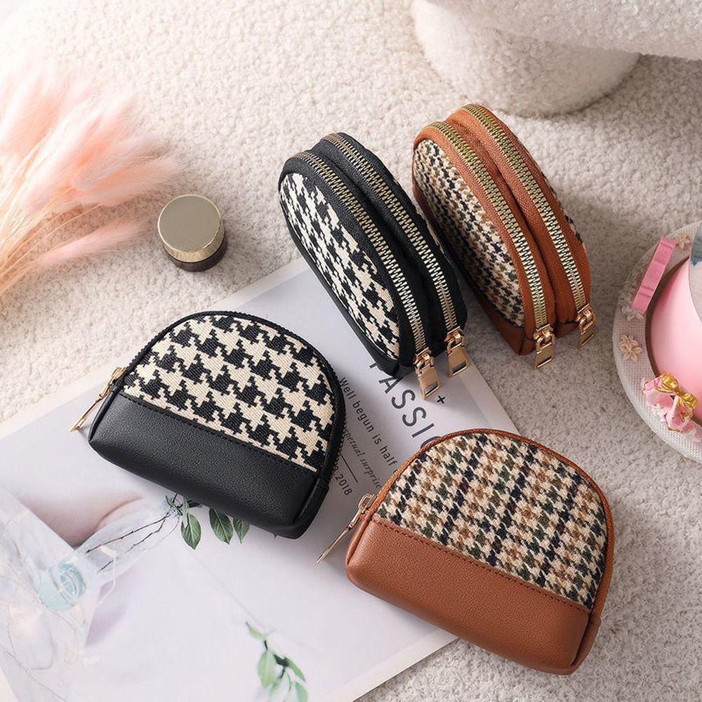 Double Layers Zipper Fabric Canvas with Key Chain Wallet Card Holders Women Coin Purse Leather Bag black-single zipper
Double Layers Zipper Fabric Canvas with Key Chain Wallet Card Holders Women Coin Purse Leather Bag black-single zipper
