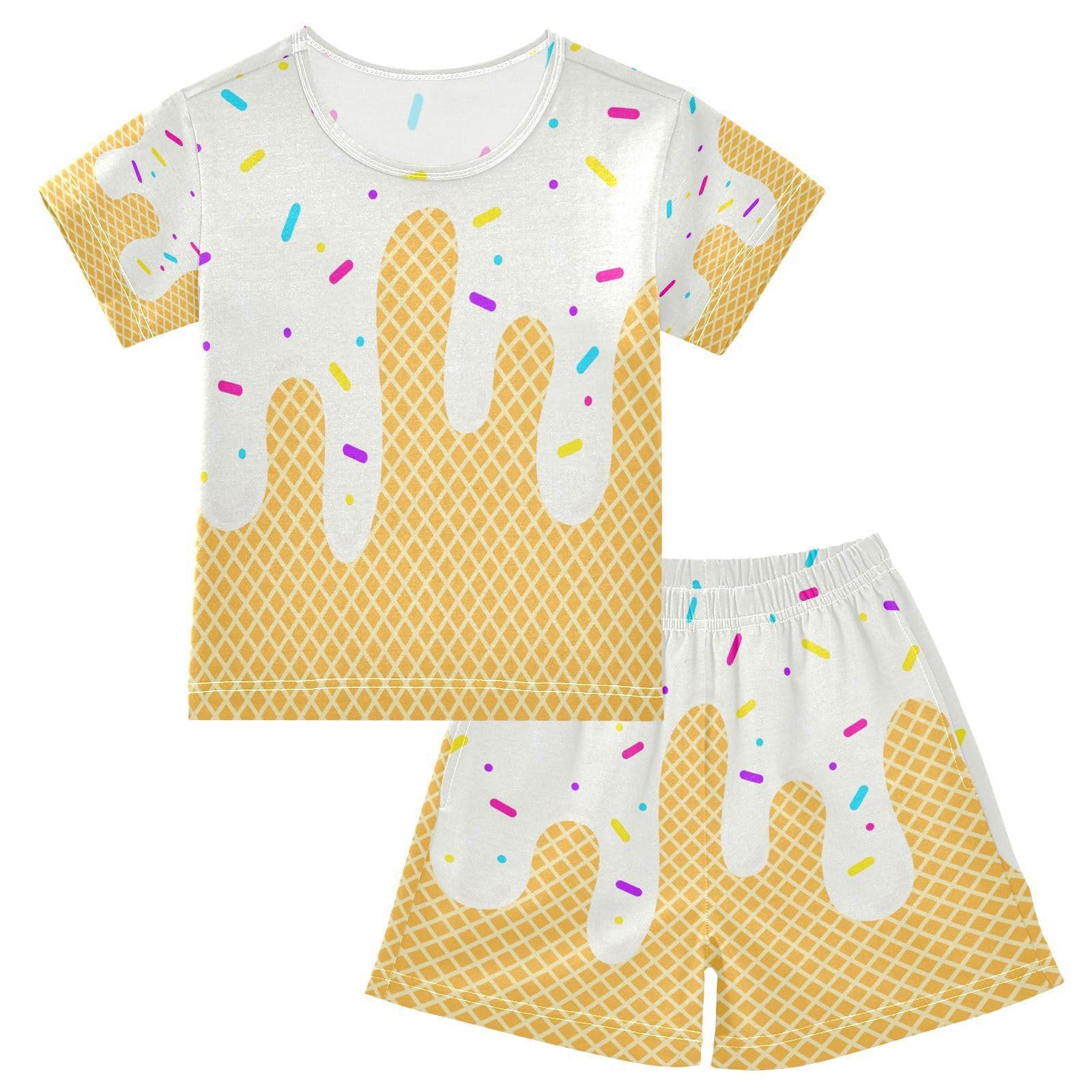 Детская мода Принт мороженого Домашняя одежда Пижама Свободный комплект футболка с коротким рукавом 160 жёлтый
Детская мода Принт мороженого Домашняя одежда Пижама Свободный комплект футболка с коротким рукавом 160 жёлтый