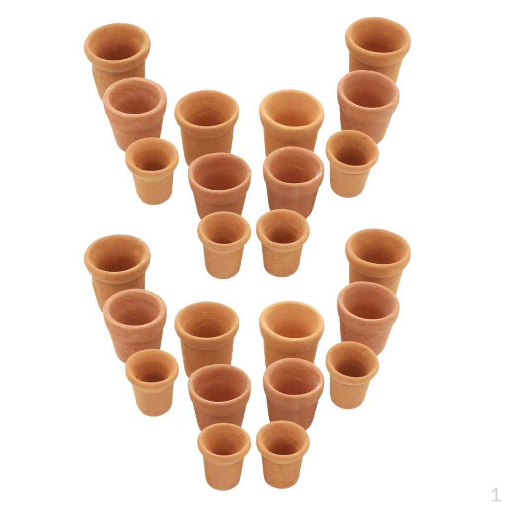 1/12 Dolls House 24pcs Empty Miniature Garden Accessory, Brown
1/12 Dolls House 24pcs Empty Miniature Garden Accessory, Brown