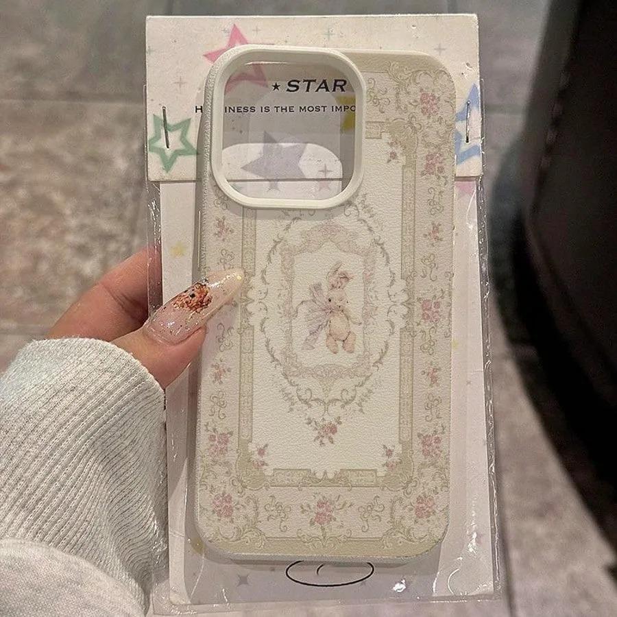 Vintage Pink Bow Bunny Floral Frame Pattern Design Protective Cover for iPhone 17 16 15 14 13 12 11 16E Series Pro Max Plus iphone 13 Pro
Vintage Pink Bow Bunny Floral Frame Pattern Design Protective Cover for iPhone 17 16 15 14 13 12 11 16E Series Pro Max Plus iphone 13 Pro
