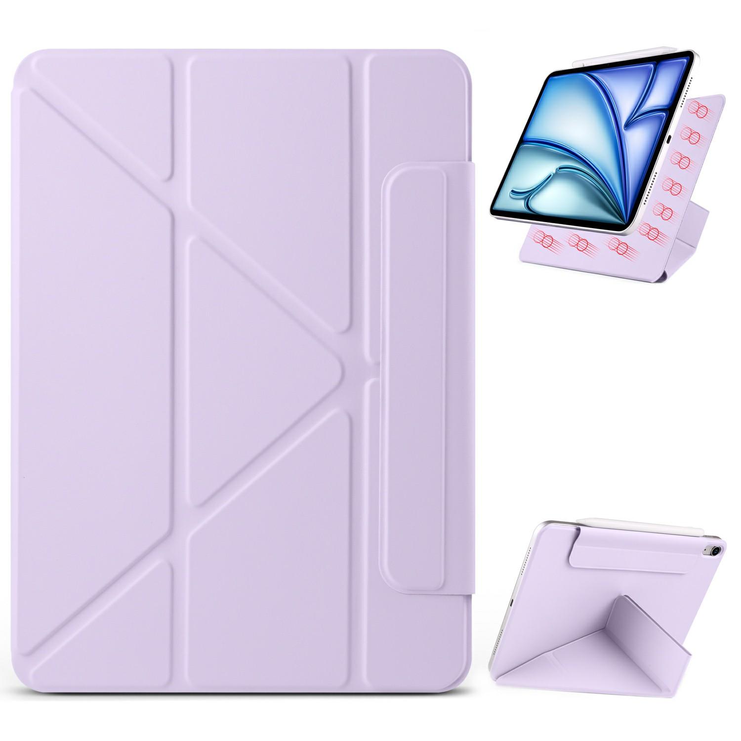 Для iPad Air 13 (2025)/(2024) Чохол PC+PU Шкіра Орігамі Стенд Магнітна Обкладинка для Планшета Purple
Для iPad Air 13 (2025)/(2024) Чохол PC+PU Шкіра Орігамі Стенд Магнітна Обкладинка для Планшета Purple