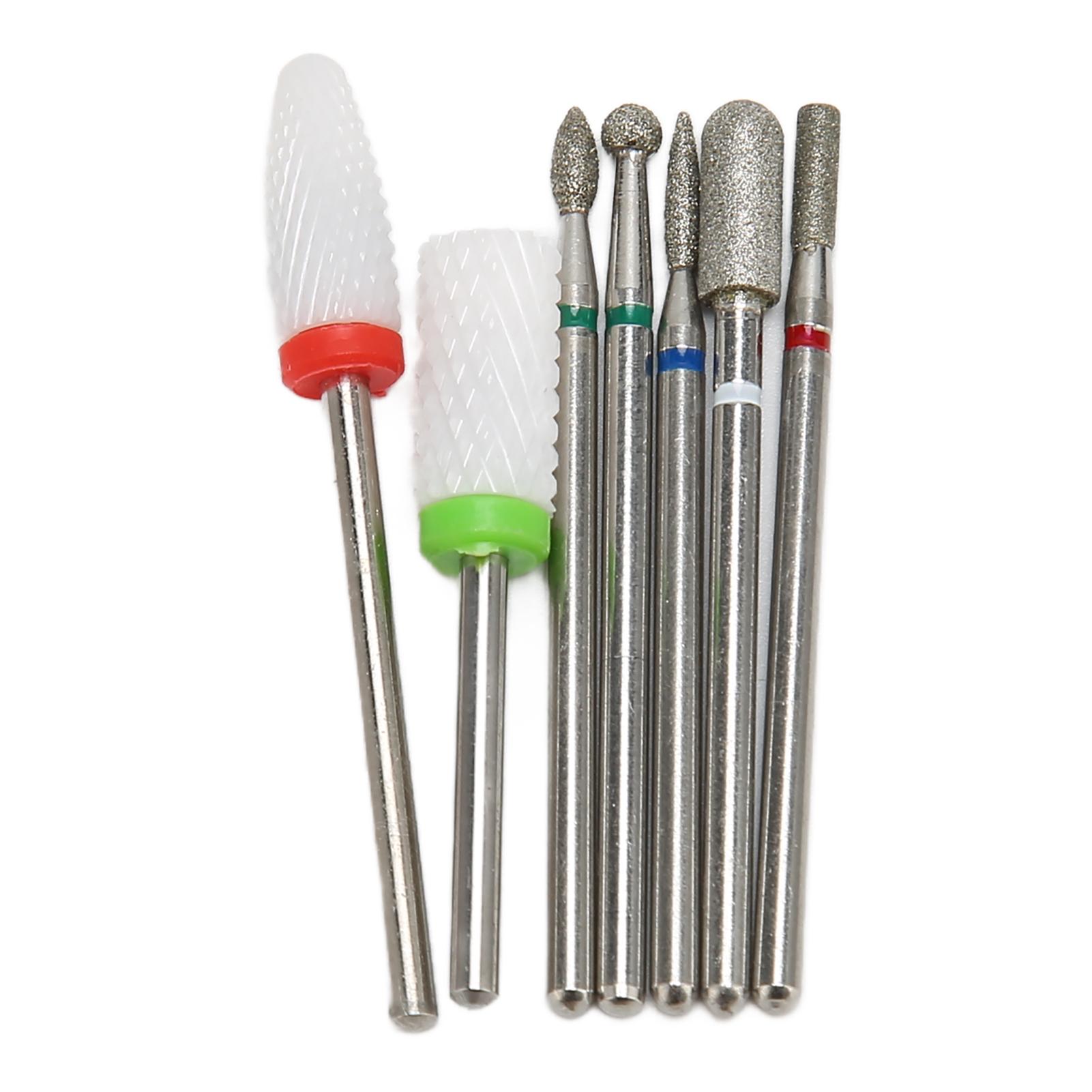 7pcs Nails Drill Bits Rotatable Portable Tungsten Steel Nail Grinding Head Sets for Home Salon
7pcs Nails Drill Bits Rotatable Portable Tungsten Steel Nail Grinding Head Sets for Home Salon