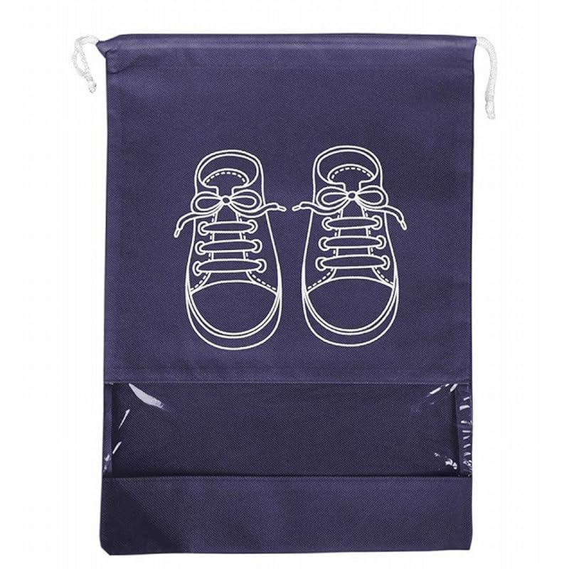 Plus Nao (plus Nao) shoe bag shoe holder shoe case shoe case I can see inside sports outdoor trip portable compact storage Medium navy
Plus Nao (plus Nao) shoe bag shoe holder shoe case shoe case I can see inside sports outdoor trip portable compact storage Medium navy