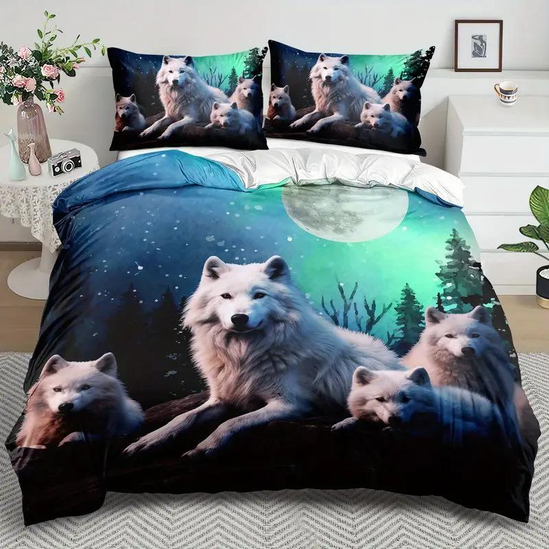 Wolf Series Down Quilt Cover Digital Printing Quilt Cover Three-Piece Kit Bedding AU Single 145*210
Wolf Series Down Quilt Cover Digital Printing Quilt Cover Three-Piece Kit Bedding AU Single 145*210
