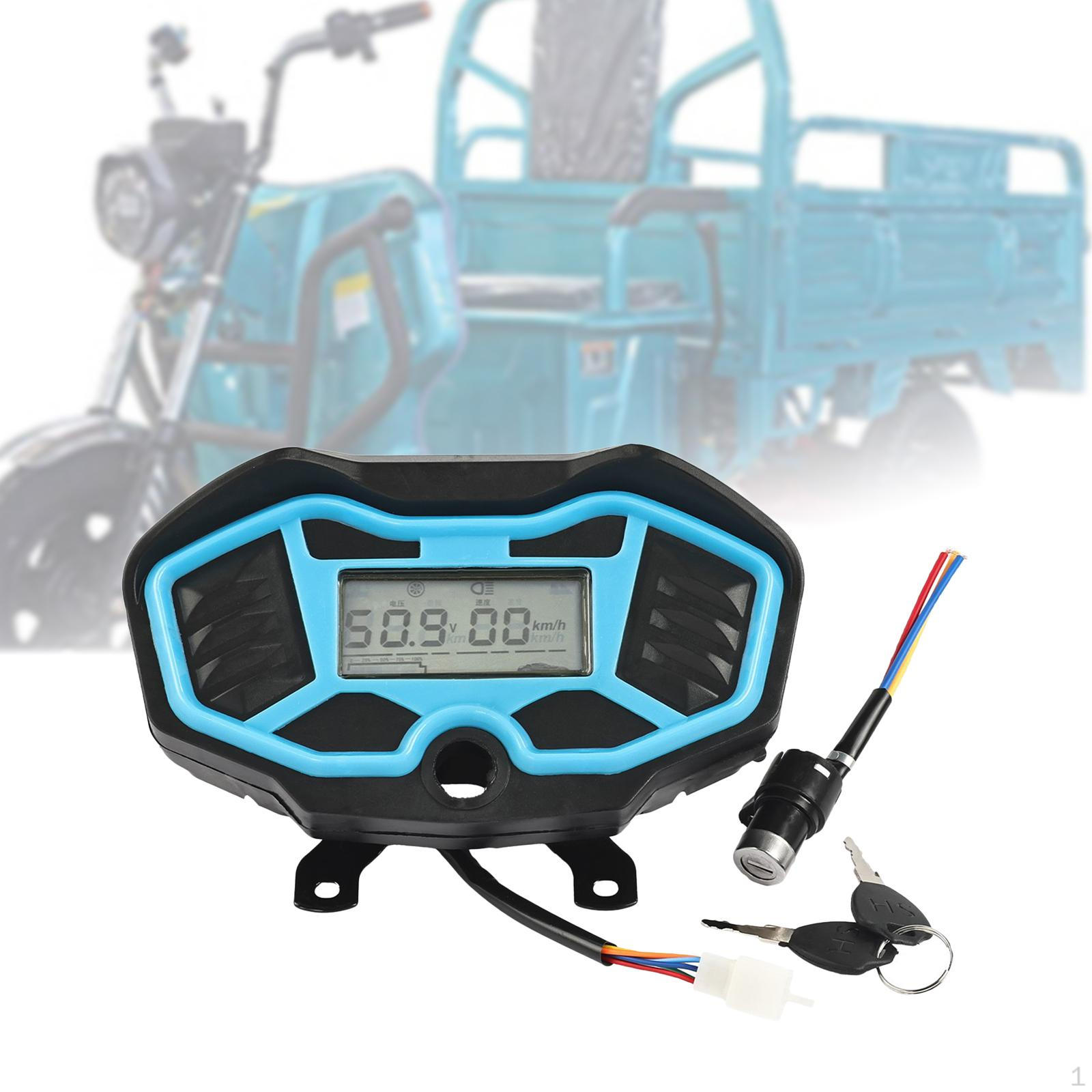 48-72В Электрический трехколесный велосипед Приборная панель Легкая установка Цифровой дисплей
48-72В Электрический трехколесный велосипед Приборная панель Легкая установка Цифровой дисплей