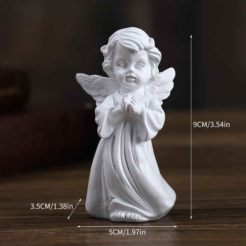 Retro Angel Ornament - White Little Angel Girl Desktop Decorative Item #4 білий
Retro Angel Ornament - White Little Angel Girl Desktop Decorative Item #4 білий