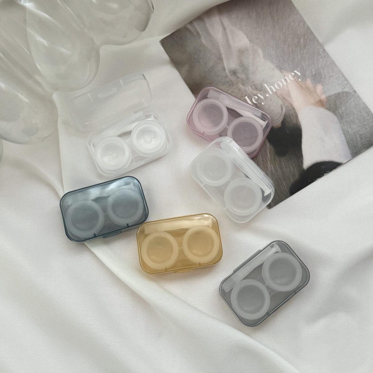 Transparent Contact Lens Box with Tweezers Travel Case for Women Colored Eye Contacts
Transparent Contact Lens Box with Tweezers Travel Case for Women Colored Eye Contacts