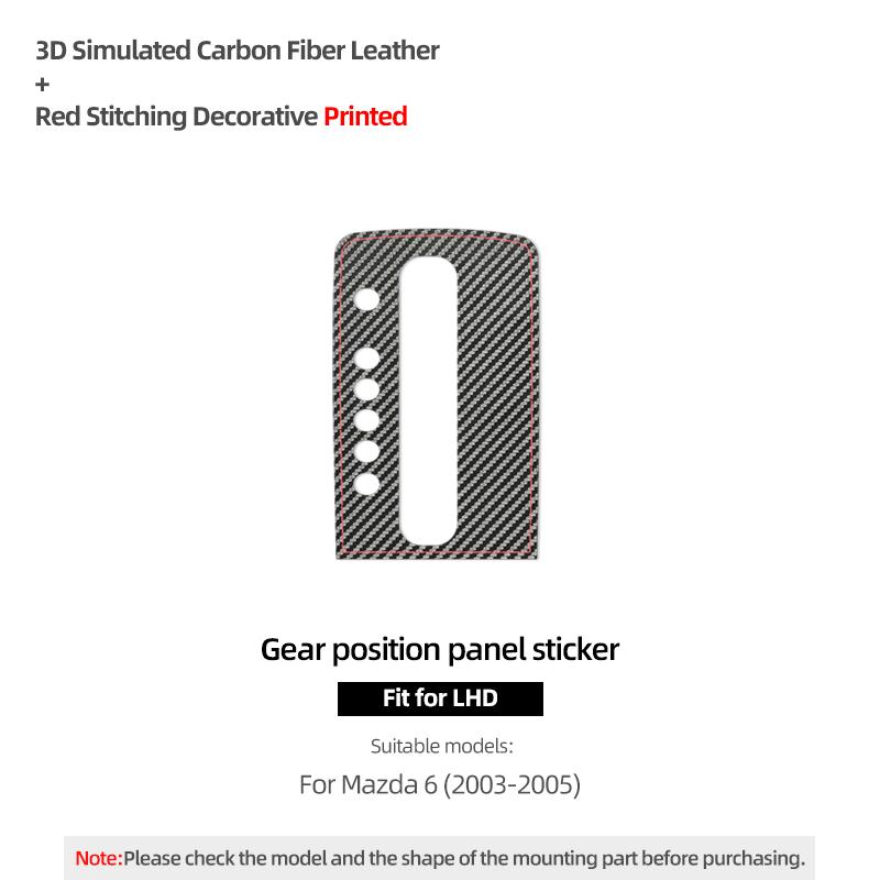 Betterhumz For Mazda 6 2003-2015 Made of Alcantara Center Console Gear Shift Panel Trim Stickers Car Interior Tuning Accessories Carbon Fiber LHD Old
Betterhumz For Mazda 6 2003-2015 Made of Alcantara Center Console Gear Shift Panel Trim Stickers Car Interior Tuning Accessories Carbon Fiber LHD Old