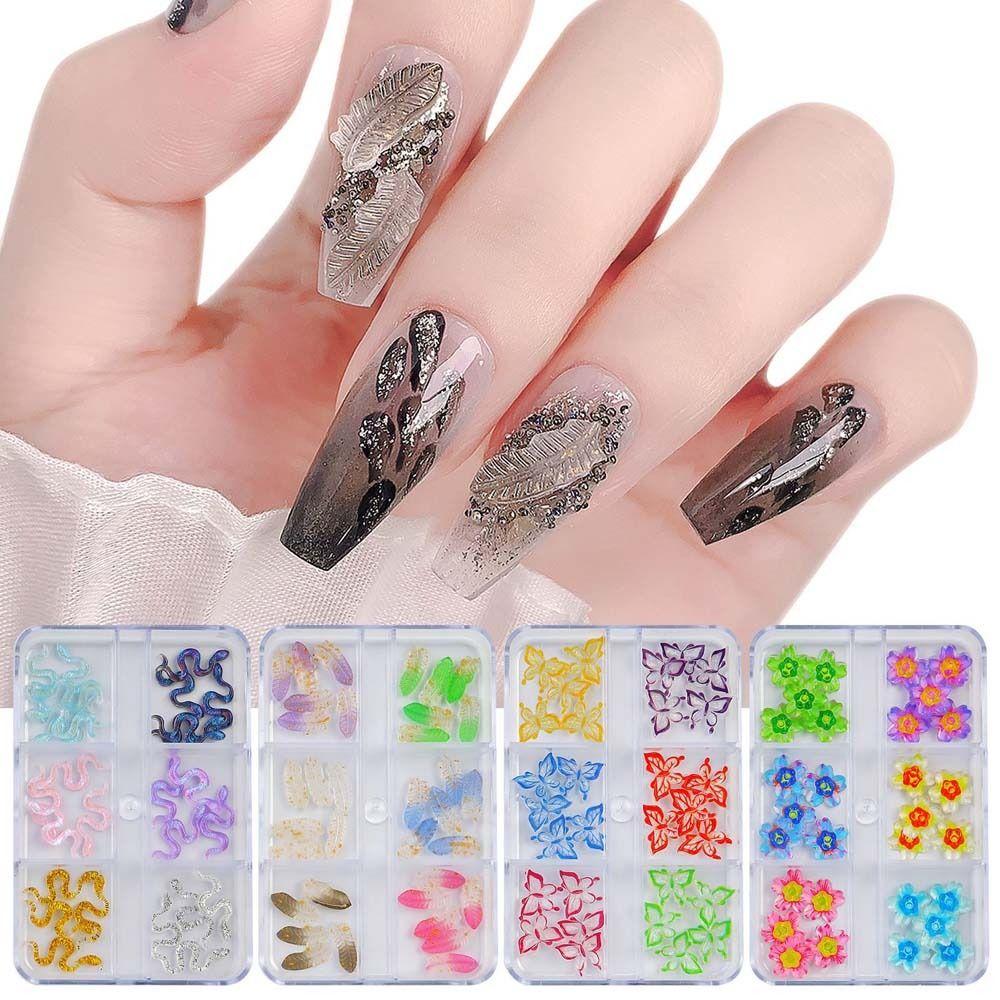 6Grids Nail Supplies Flowers Nail Decorations Nail Charms Butterfly Nail Accessories Manicurist A001
6Grids Nail Supplies Flowers Nail Decorations Nail Charms Butterfly Nail Accessories Manicurist A001