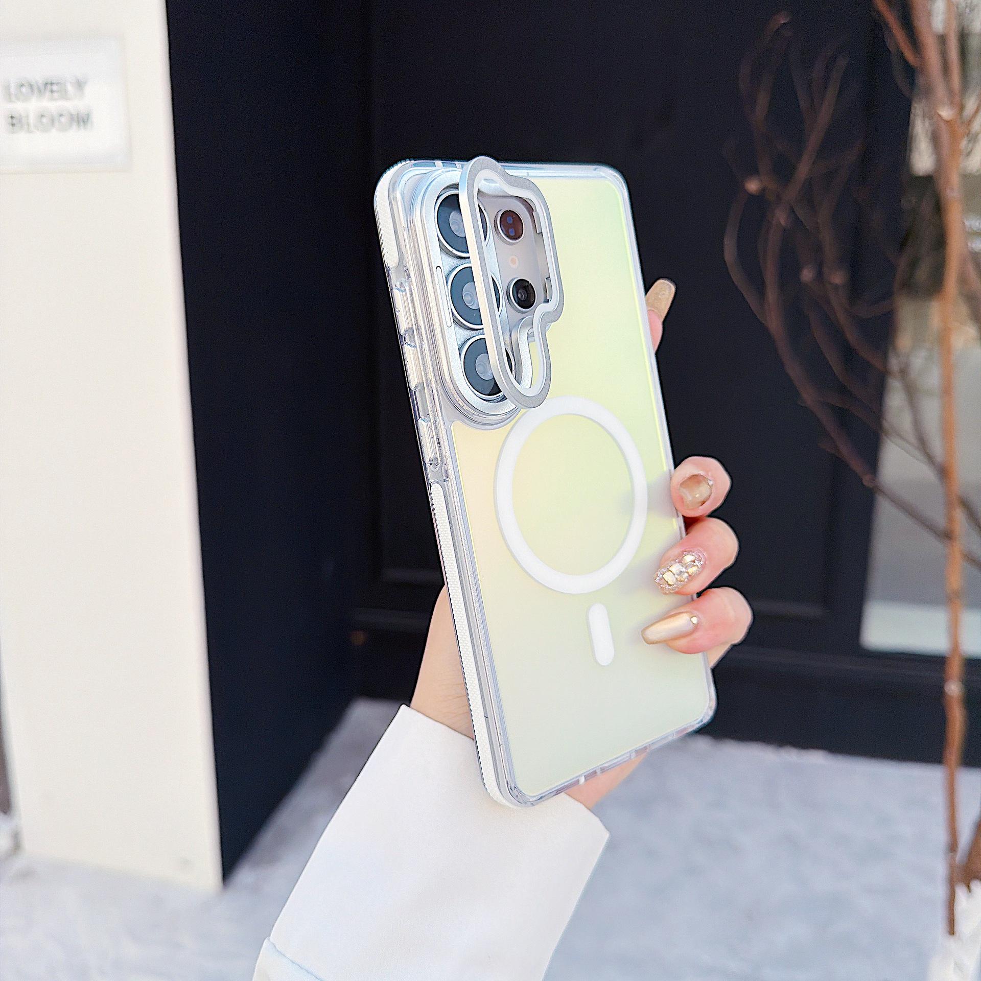 Samsung S26 Ultra Anti-Drop Phone Case with Color-Changing Dragon Lens and Magnetic Suction Bracket S24 Plus белый
Samsung S26 Ultra Anti-Drop Phone Case with Color-Changing Dragon Lens and Magnetic Suction Bracket S24 Plus белый