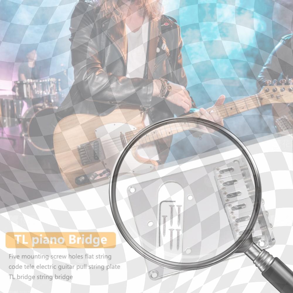 6 Saddles Guitar Bridge Adjustable String for Electric Guitar Replacement Parts Chord Height Harmonics Adjustment China Mainland
6 Saddles Guitar Bridge Adjustable String for Electric Guitar Replacement Parts Chord Height Harmonics Adjustment China Mainland