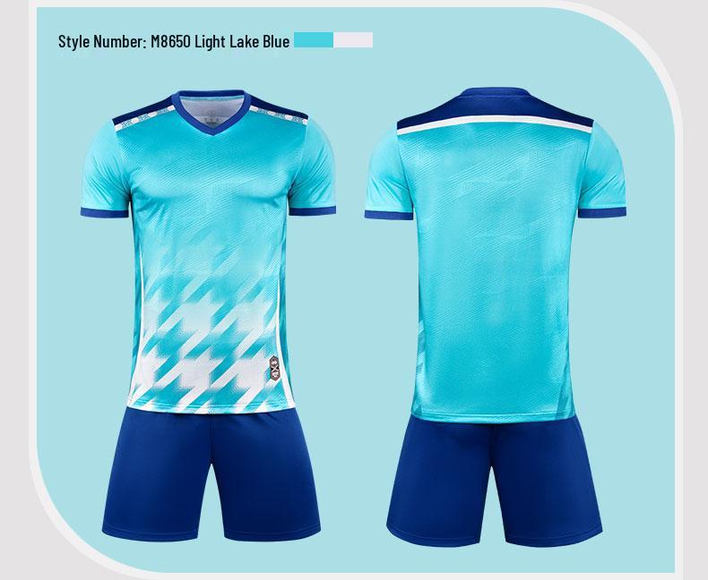 High-Quality Quick-Dry Football Uniform Set for School Matches 4XS світло-синій колір
High-Quality Quick-Dry Football Uniform Set for School Matches 4XS світло-синій колір