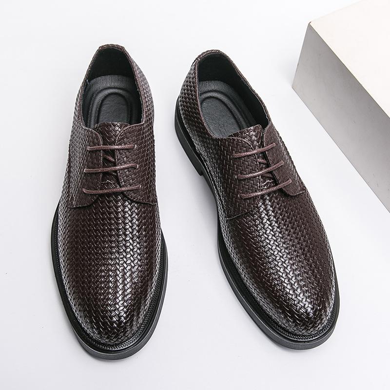 Foreign trade large size 46 men s shoes woven pattern pointed leather shoes men and adolescents platform British business casual dress trendy shoes 38 коричневий
Foreign trade large size 46 men s shoes woven pattern pointed leather shoes men and adolescents platform British business casual dress trendy shoes 38 коричневий