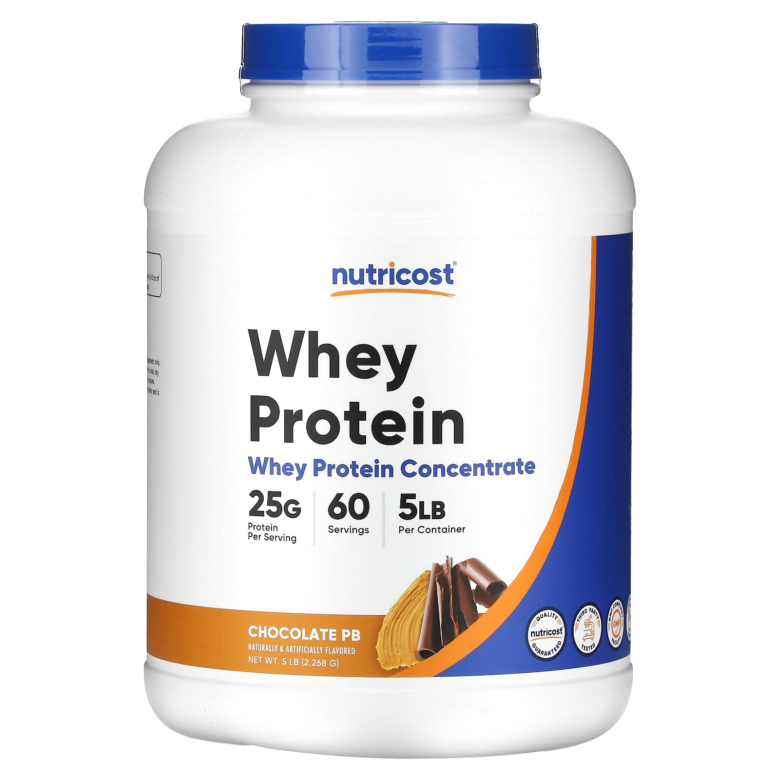 Whey Protein Concentrate, Chocolate Peanut Butter Flavor, 2,268G (5Lb)
Whey Protein Concentrate, Chocolate Peanut Butter Flavor, 2,268G (5Lb)