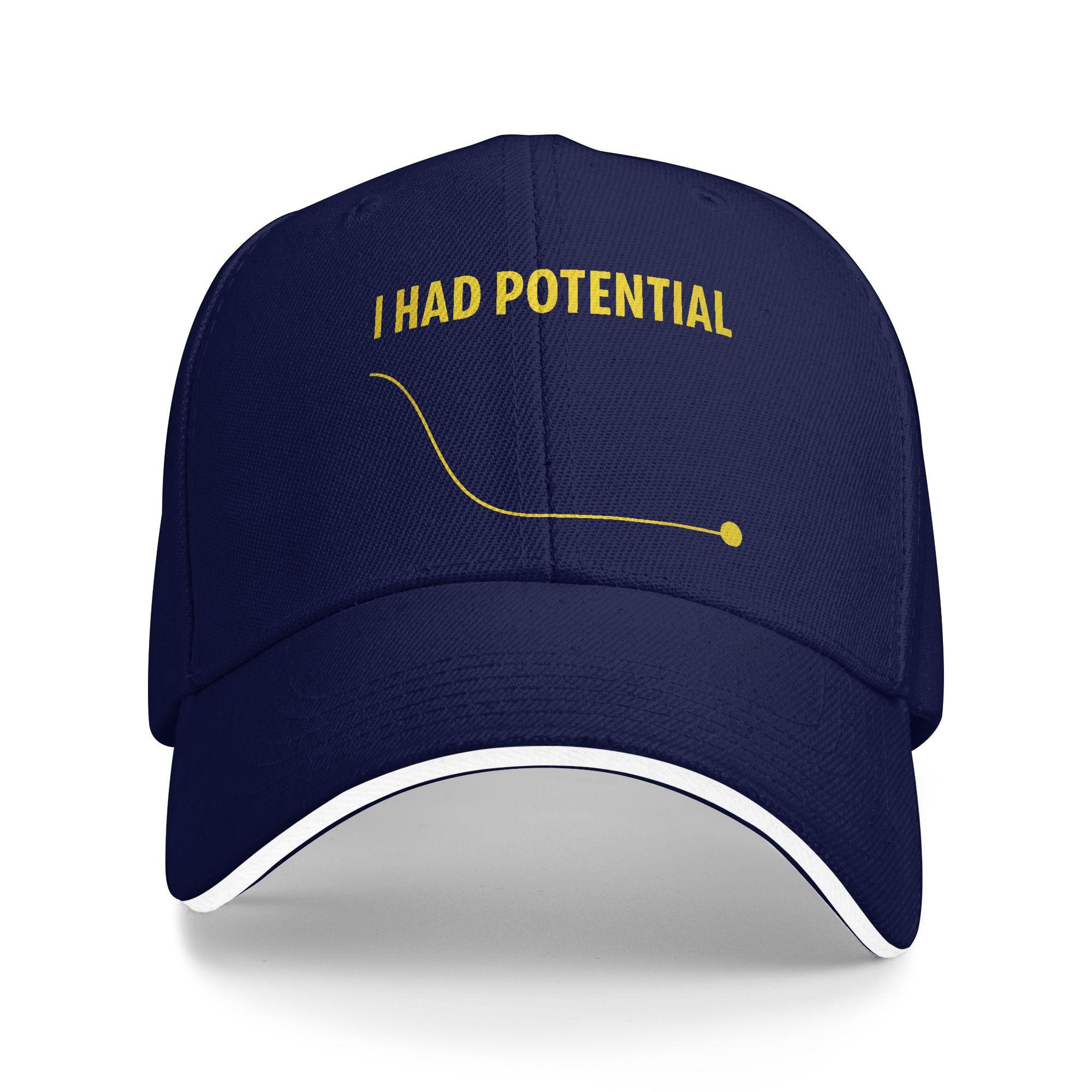 I Had Potential Sun Baseball Cap Summer Street Style Trucker Hat For Unisex-Teens Outdoor Sports Baseball Caps One Size темно-синього кольору
I Had Potential Sun Baseball Cap Summer Street Style Trucker Hat For Unisex-Teens Outdoor Sports Baseball Caps One Size темно-синього кольору