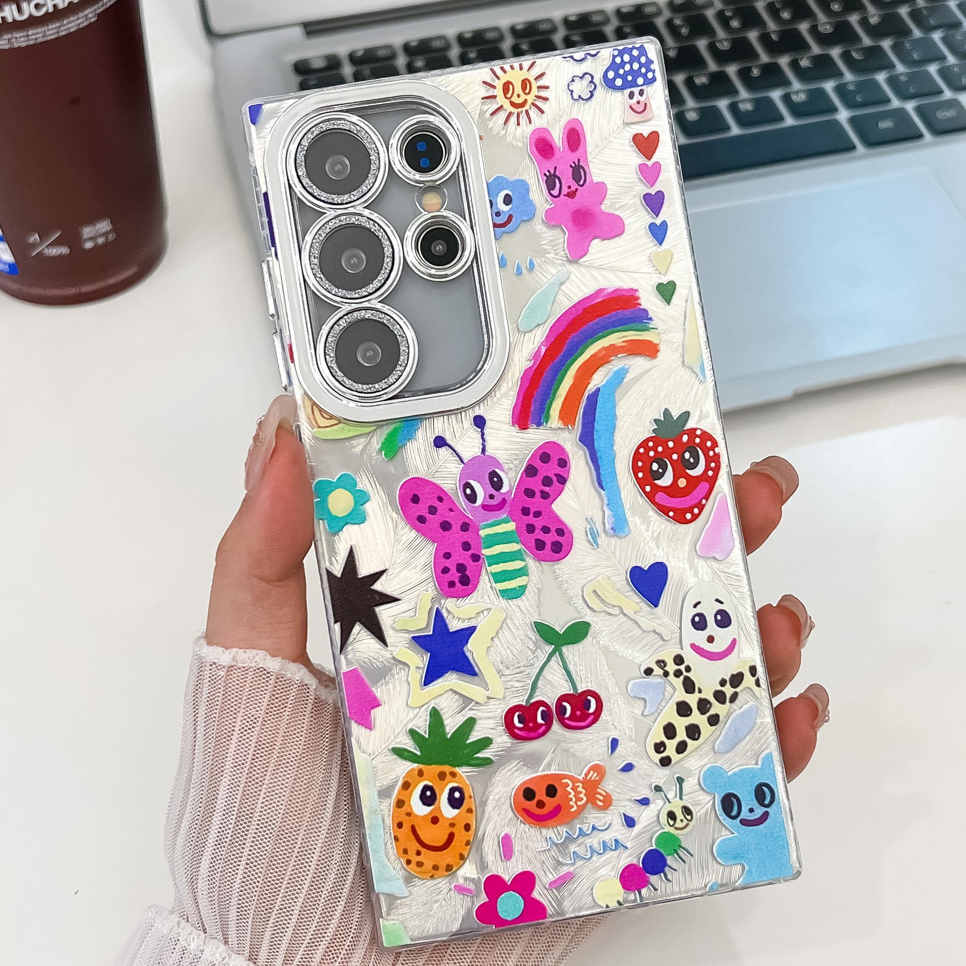 Для Samsung Galaxy S25 Ultra Case IMD Cartoon PC+TPU Protective Mobile Cover with Glass Lens Film MK5
Для Samsung Galaxy S25 Ultra Case IMD Cartoon PC+TPU Protective Mobile Cover with Glass Lens Film MK5