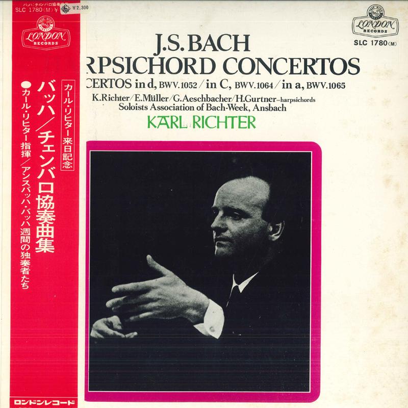 LP Record KARL RICHTER, SOLOSTS ASSOCIATION O - Bach: Harpsichord Concertos SLC1780 LONDON 1969 Japan Obi Classical Used
LP Record KARL RICHTER, SOLOSTS ASSOCIATION O - Bach: Harpsichord Concertos SLC1780 LONDON 1969 Japan Obi Classical Used