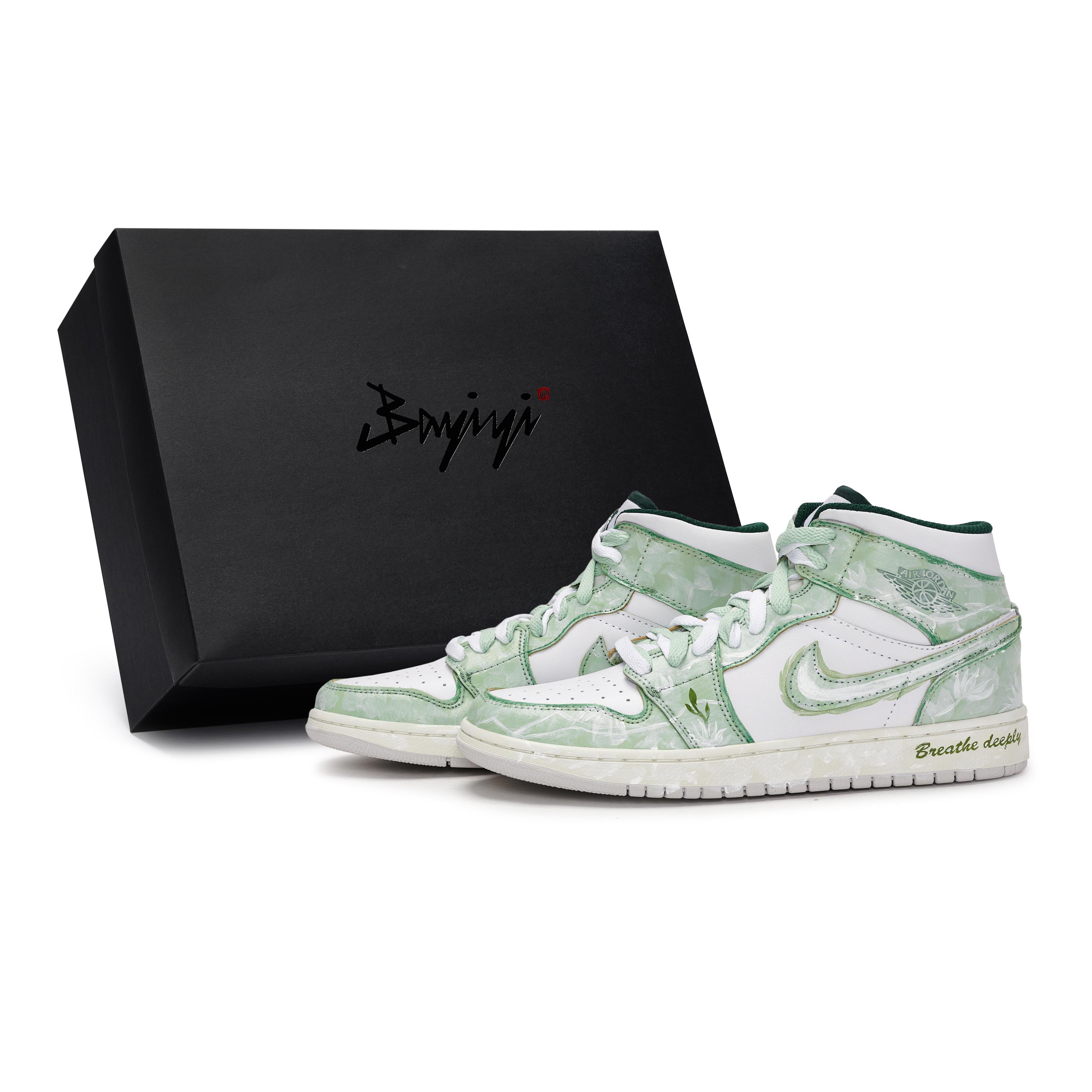 Jordan Air Jordan 1 Vintage Basketball Shoes Unisex Mid Top White/Green FQ7720-103(Team80-S-BOX) 44.5
Jordan Air Jordan 1 Vintage Basketball Shoes Unisex Mid Top White/Green FQ7720-103(Team80-S-BOX) 44.5