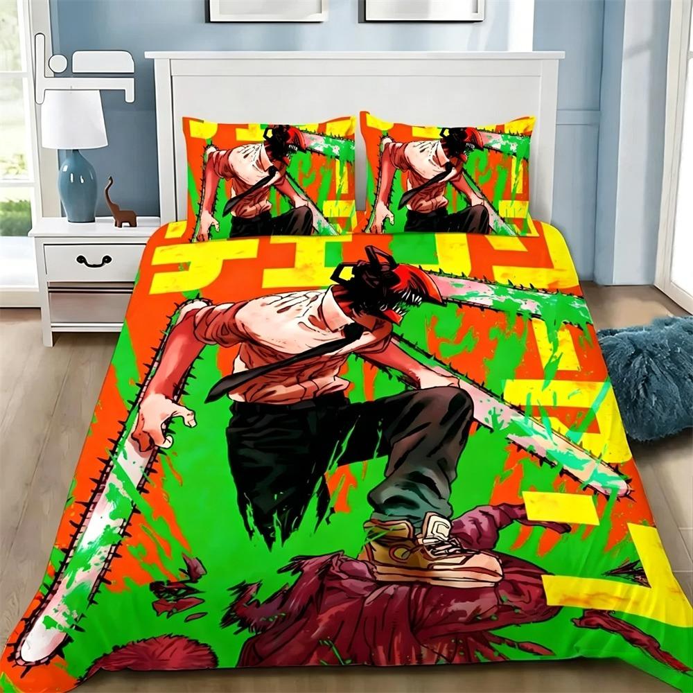 Anime Chainsaw Man Duvet Cover Pillowcase Bedding Set Adult Boy Girl Bedroom Decoration Children Gift Single Double Large Size 135x200cm
Anime Chainsaw Man Duvet Cover Pillowcase Bedding Set Adult Boy Girl Bedroom Decoration Children Gift Single Double Large Size 135x200cm