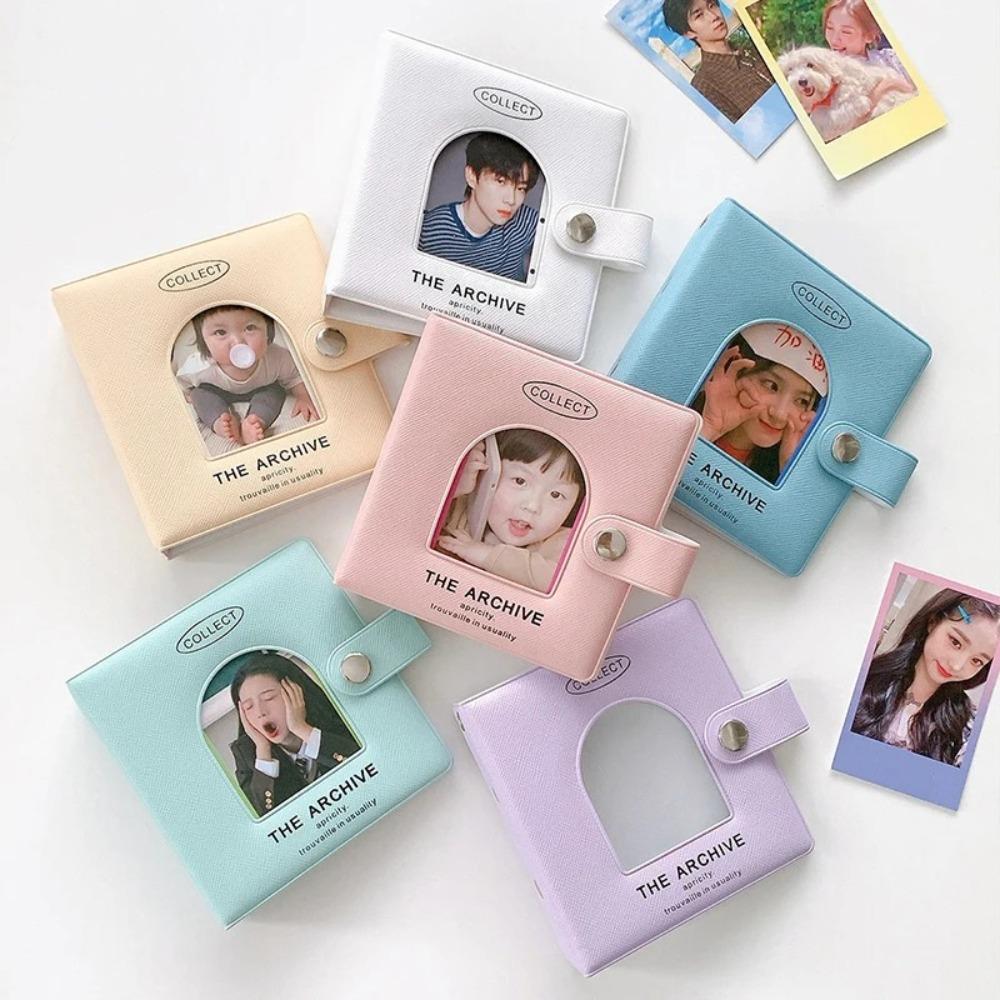 Пустий фотоальбом Snap Button Design Name Card Book Creative Idol Card Collect Book світло-синій колір
Пустий фотоальбом Snap Button Design Name Card Book Creative Idol Card Collect Book світло-синій колір