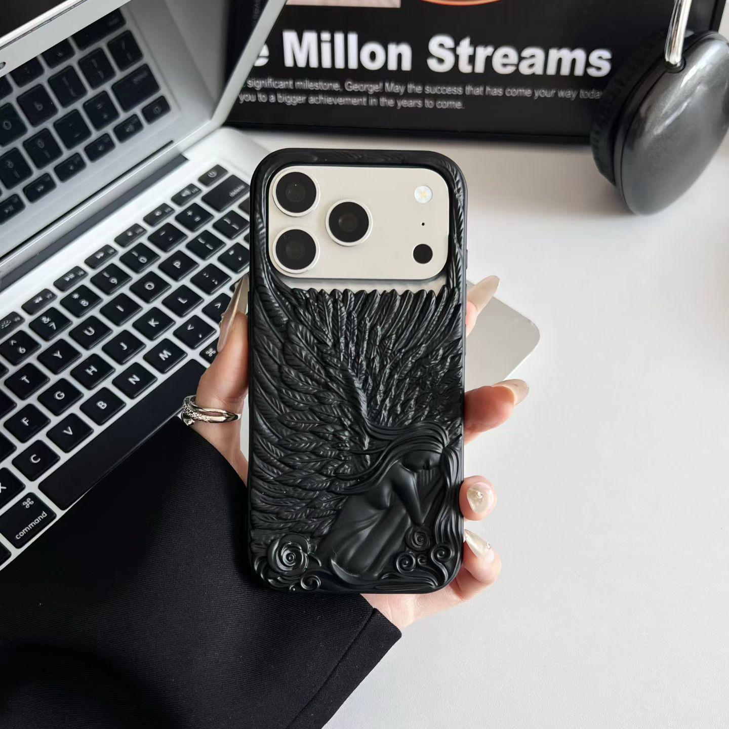 Cross-Border Electroplated Frosted Angel Wings for iPhone17 Pro Max & Apple16 Pro iPhone 16 Pro Max
Cross-Border Electroplated Frosted Angel Wings for iPhone17 Pro Max & Apple16 Pro iPhone 16 Pro Max