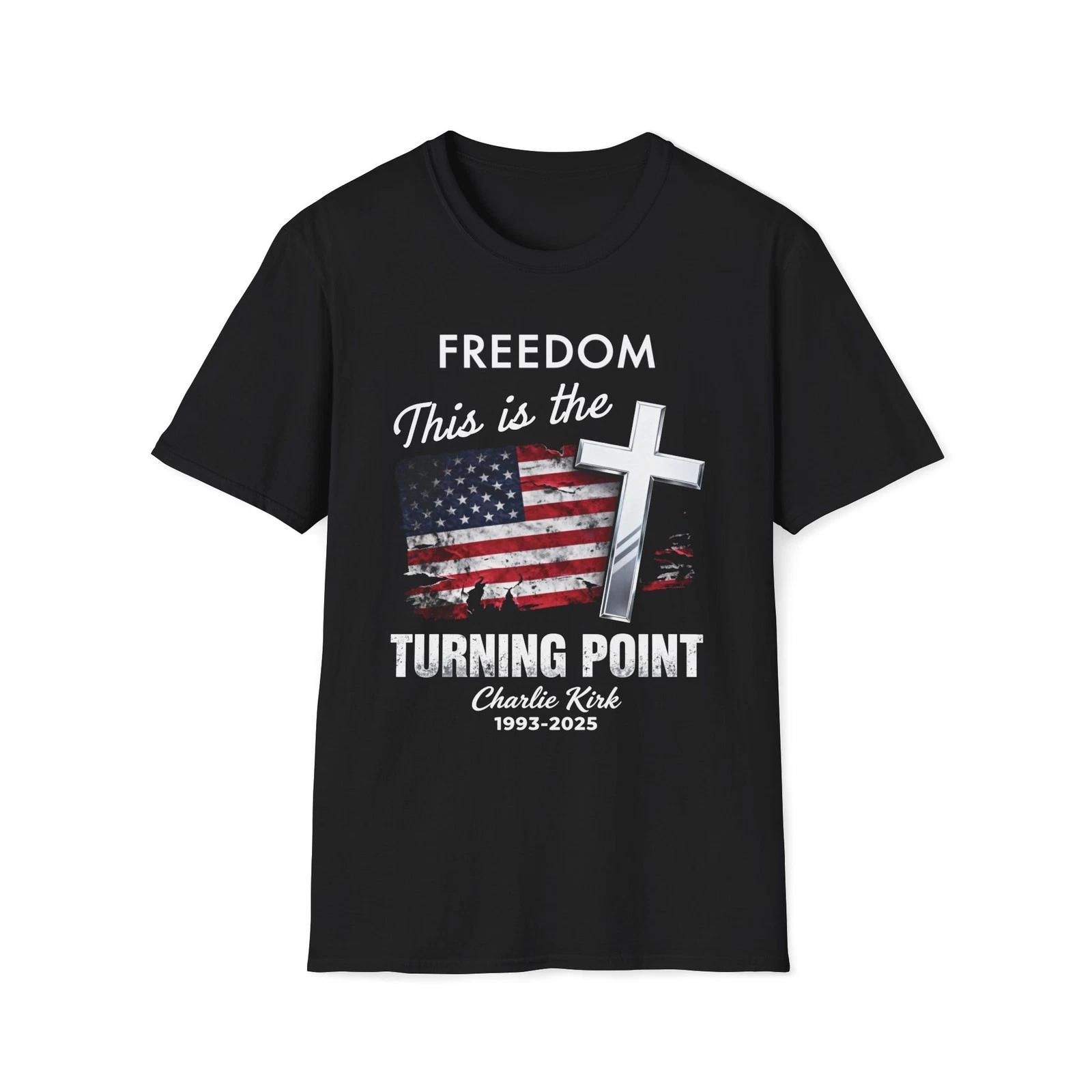 Freedom Turning Point Charlie Kirk T-Shirt | Unisex Softstyle Tee M
Freedom Turning Point Charlie Kirk T-Shirt | Unisex Softstyle Tee M
