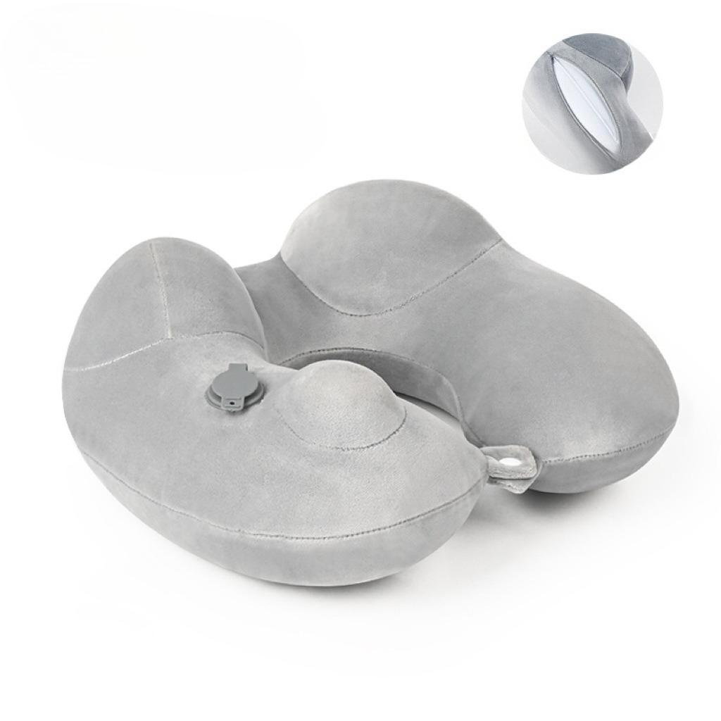 Travel Pillow U-shaped Pillow Press Inflatable Portable Flight Neck Pillow Suitable for Long-distance Travel сірий колір
Travel Pillow U-shaped Pillow Press Inflatable Portable Flight Neck Pillow Suitable for Long-distance Travel сірий колір