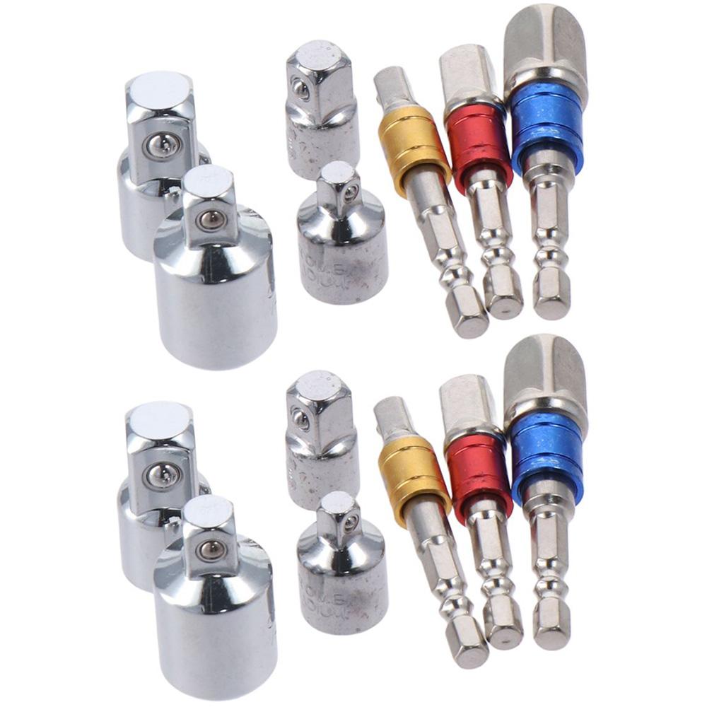 2 комплекта разноцветных удлинителей с шестигранной головкой 1/2, шестиугольная ручка для прочного сверла с квадратным соединением
2 комплекта разноцветных удлинителей с шестигранной головкой 1/2, шестиугольная ручка для прочного сверла с квадратным соединением