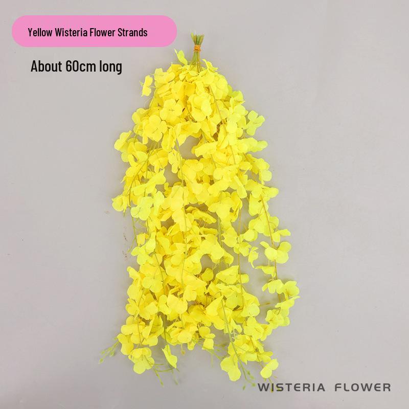 Artificial Wisteria Flower Vines for Wedding Ceilings and Decorations
Artificial Wisteria Flower Vines for Wedding Ceilings and Decorations