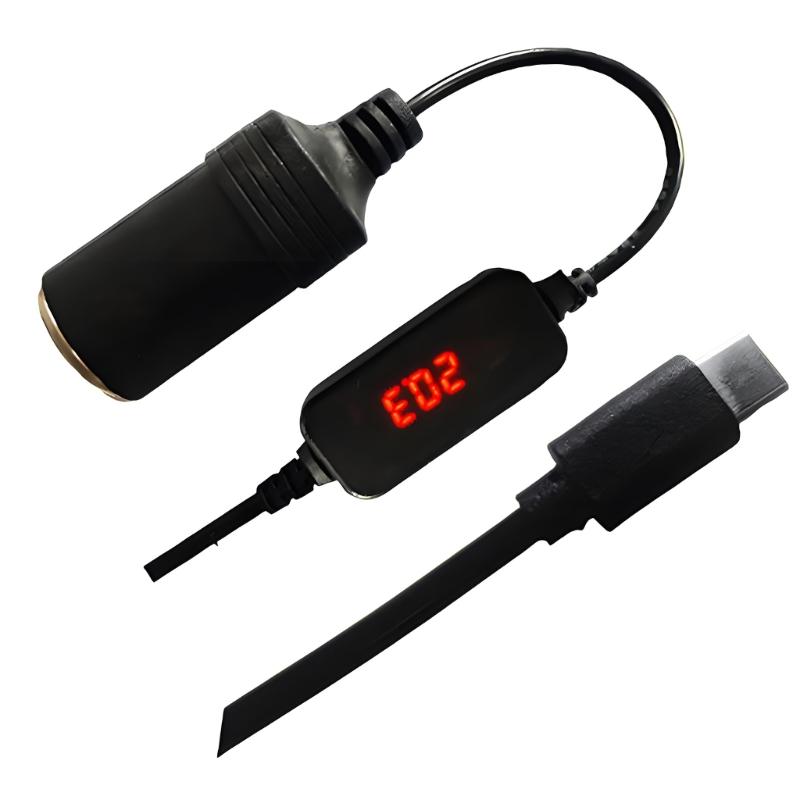 USB C To 12V Socket Type C Male to Female Adapter Converter Power Cable for Car Electronics Automotive Accessories 1
USB C To 12V Socket Type C Male to Female Adapter Converter Power Cable for Car Electronics Automotive Accessories 1