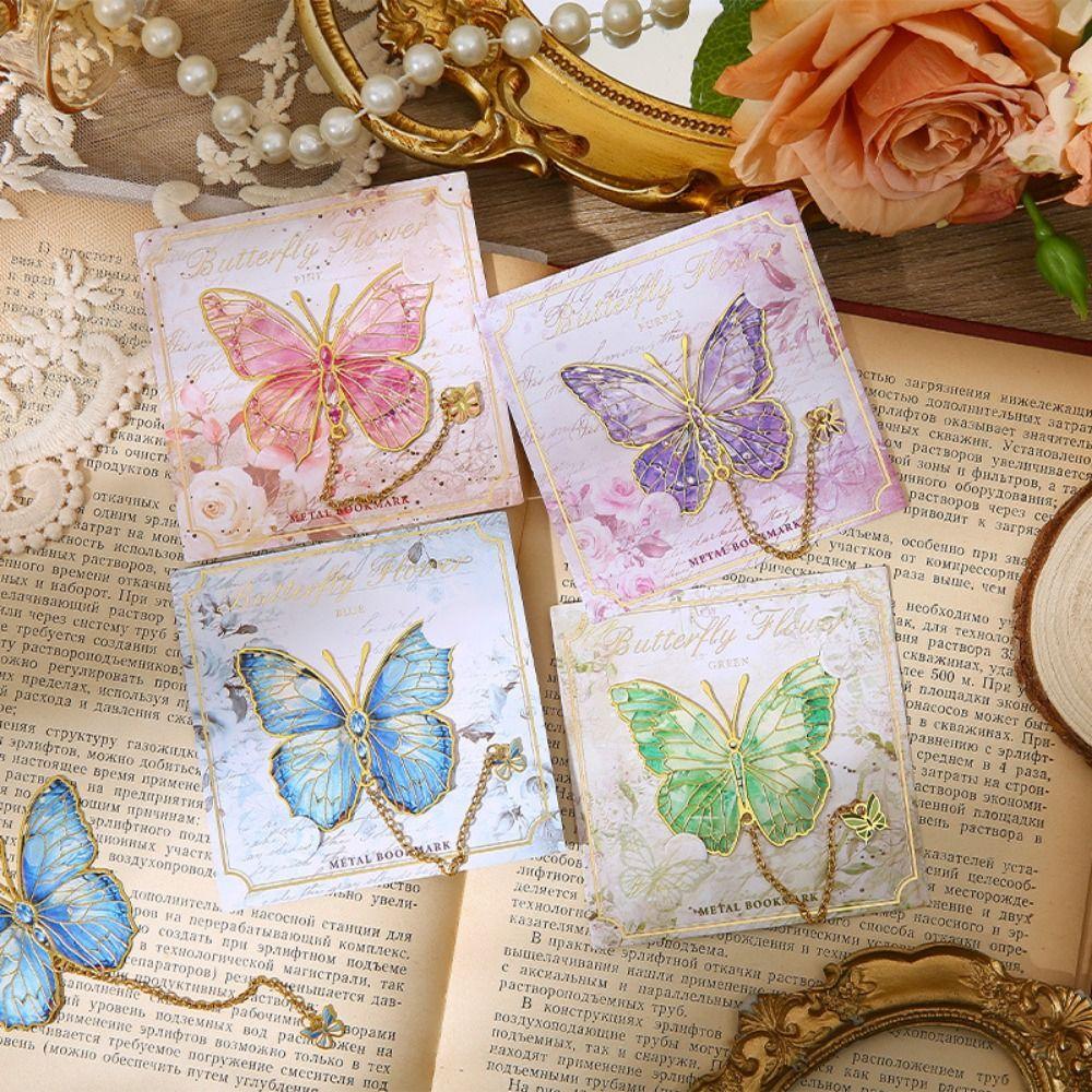 with Pendant Metal Butterfly Bookmark Separator Pages Pagination Mark Office Supplies фіолетовий
with Pendant Metal Butterfly Bookmark Separator Pages Pagination Mark Office Supplies фіолетовий