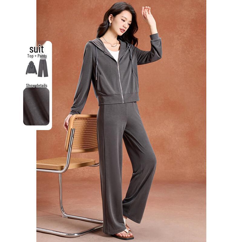 Women s Hooded Casual Top & Straight Pants Set XL
Women s Hooded Casual Top & Straight Pants Set XL