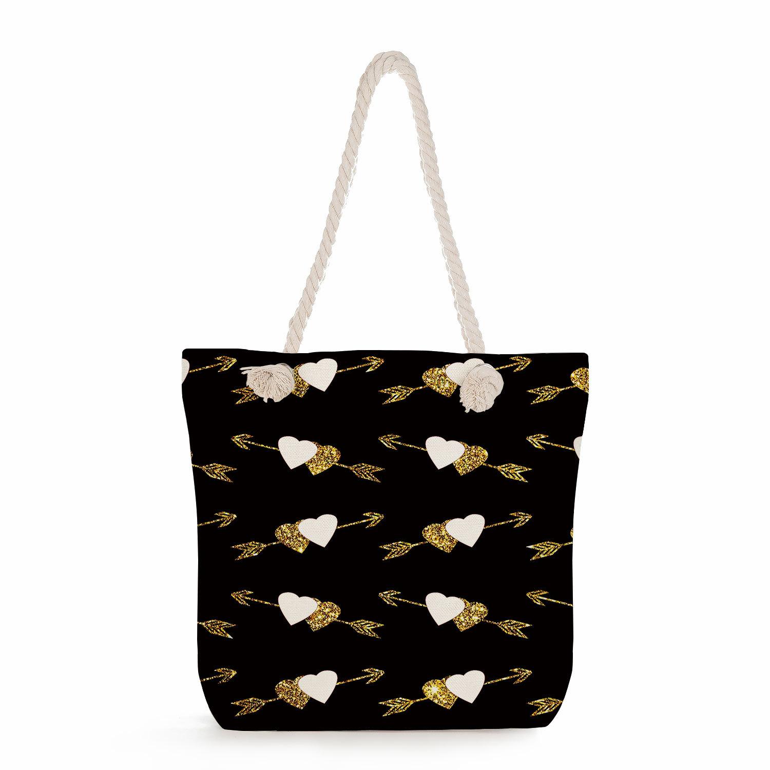 Multifunctional Valentine s Day Printed Thick Rope Shoulder Beach Bag Casual large capacity handbag 0122 KTB
Multifunctional Valentine s Day Printed Thick Rope Shoulder Beach Bag Casual large capacity handbag 0122 KTB
